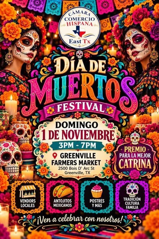 Festival Día de Muertos — Cámara Hispana de East Texas