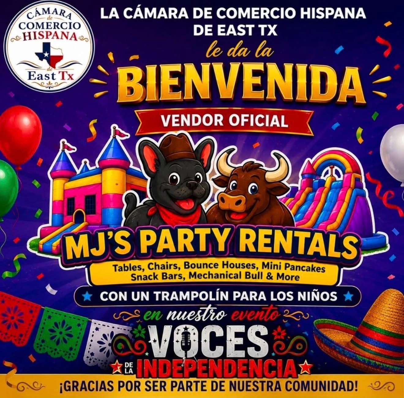 MJ's Party Rentals